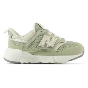New Balance 997R Kids 7.5 Olivine Linen Green Suede Mesh Sneakers NW997REF